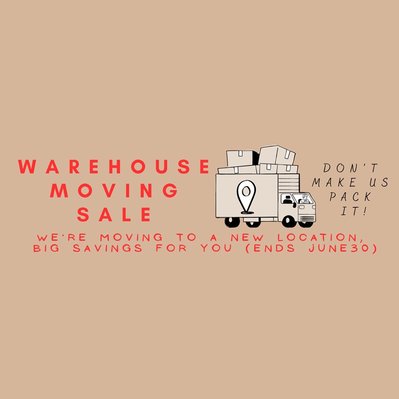 # 50% OFF Moving Sale