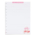 The Happy Planner® 40 Sheets THINK PINK HAND LETTERING Big Format Filler Paper 8.5" x 11" *minimum order 1 unit*