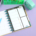 THE HAPPY PLANNER  BRIGHT RETRO CLASSIC BLOCK PAD 100 SHEETS SRP $19.95 *minimum order 1 unit only