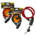 Lock 0.47" x 25.29" Cable Lock with 2 Keys Heavy Duty *min order 2 units* (increments of 2)