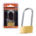 Security Lock Small Brass Long Shackle Padlock with 2 Keys 1.57" 40mm Steel Shackle *minimum order 6 units* (order in increments of 6)