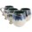 20oz Ceramic Mug Rustic Edges Two Tone Earthy Green Stoneware Lexington *minimum order 4 units* (order in increments of 4)