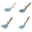 Key Lime Lexi 13" (4) ASSORTED Silicone Cooking Tools Slotted & Solid Turners and Serving Spoons *minimum order 4 units assorted* (order in increments of 4 mix) MOVING DEAL 50% OFF $3.95