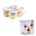 17.4 oz 4Piece Ceramic Mug Set Laurie Gates Tierra Tile Handpainted Stoneware in Color Giftbox *minimum order 1 set of 4 mugs* ($4.95 each mug) ONLINE ORDER DEAL 30% OFF $19.80