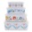 4Piece Melamine Nesting Food Storage Set (4) PP Lid and (4) Rectangular Gibson Home Anaya  *minimum order 2 sets* (order in increments of 2)
