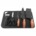 Oster Gunderson 6Piece Cutlery Set w/ Black Cutting Board Black Textured Blade PP Wood Look Handle *minimum order 1 set* (2 sets left in stock) 25%OFF