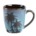 Gibson Elite Blue Sunset 12 oz Ceramic Mug One Colour Ombre Blue Reactive Glaze Stoneware Open Stock with UPC Label *minimum order 4 units (order in increments of 4)