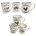 Gibson Home Barn Animals 18 Oz Ceramic Mug COW PIG ROOSTER 3 Assorted Mix Open Stock with UPC Label *minimum order 6 units assorted 3 designs (order in increments of 6 mugs mix)