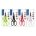 Scissors 8" Kitchen Shears Stainless Steel 4 Colors *minimum order 4 units** (order in increments of 6)