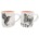 17 oz Premium Ceramic Mug HUMMINGBIRD BUTTERFLY INK 2 Assorted Designs *minimum order 6 units* (order in increments of 6)