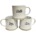 19oz Premium Ceramic Mug WHITE LATTE BOSS 3 Assorted Designs *minimum order 6 units* (order in increments of 6)