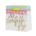 5.75"x5.875" Petite Gift Bag All Occasions LET CONFETTI FLY POMPOMS *minimum order 6 units* (order in increments of 6)