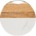 11.8" Rustic Serving Board Marble & Acacia Wood Cheese Platter Charcuterie Board *split wood grain, minor nicks & knots, chipping on marble on each board* PRICED TO CLEAR Final Sale *minimum order 3 units* (order in increments of 3)