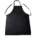 22.5”x30” 8oz Polyester Cotton Adjustable Bib Apron Adult ALL BLACK *minimum order 2 units* (order in increments of 2)