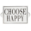 14" x 8.5" CHOOSE HAPPY  Enamel Metal Sign Wall Décor *minimum order 2 units* (order in increments of 2)