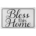 14" x 8.5" BLESS THIS HOME Enamel Metal Sign Wall Décor *minimum order 2 units* (order in increments of 2)