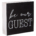 6" x 6" BE OUR GUEST (BLACK) MDF Wood Block Tabletop Accent Distressed Rustic Look *minimum order 2 units* (order in increments of 2) LIMITED TIME DEAL 25% OFF $6.95