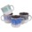 19 oz Ceramic Mug Blurry 4 Assorted Colors Reactive Stoneware Open Stock *minimum order 4 units* (order in increments of 4)