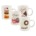 14 oz Small Ceramic Mug Dessert Designs 4 Assortments *minimum order 4 mugs assorted* (order in increments of 4 mugs mix)