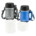 24oz / 0.4L Food Jar with 2 plastic food bowls with lids *minimum order 2 units mix two colors* (order in increments of 2) **25% OFF**