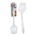 Mr Handy Silicone Slotted Turner 11.6" BPA Free Heat Resistant White Gray Marble Effect *minimum order 6 units* (order in increments of 6)