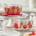 2PC 4CUP FOOD STORAGE GLASS PYREX STAR WARS SPECIAL EDITION HOLIDAY *minimum order 1 set*