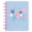 The Happy Planner Bold Blossoms 80 Sheet Classic Guided Journal *minimum order 1 unit*