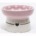 Handcrafted Rustic 4.4"dia. Ceramic Pedestal Small Pet Food Dish HEART RING LIGHT PINK SRP $15.95 each Innerpack: 2 units *minimum order 1 unit only* SPRING DEAL 50% OFF $6.95
