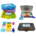 1 Pencil Box School Supply Kit - 1 PP Box 3 Blue Pens 10Pk Pencils 8Pk Colored Pencils 1 Sharpener 1 Wedge Eraser *min order 4 sets*
