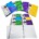 Mead Five Star 1-Subject Notebook College Ruled 80 Sheets Digital Notetaking Pages 11" x 8.5" SOLID COLORS *minimum order 12 units assorted 4 colors* (order in increments of 12)