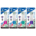 2Pack Lynx Silver Top 4-color Pen Metallic Silver Barrel Black Blue Red Green *minimum order 6 units* (order in multiples of 6)