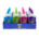 5 fl oz Washable Clear Color School Glue 147ml *minimum order 8 units mix 4 colors* (order in increments of 8)
