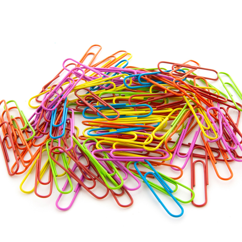 Paper Clips Jumbo Colored 100count Pack Minimum Order 6 Units Order