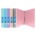 Bazic 1" Pastel Color Flexible Poly 3-Ring Binder with Pocket. Holds 175-page capacity. Six soft pastel colors *minimum order 6 units* (order in increments of 6)
