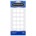 Bazic White Label 3/4" Round Total 504 Labels per Pack. Permanent Adhesive. Sticks on most surfaces. Matte white label paper *minimum order 6 units* (order in increments of 6)