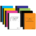 Composition Book Poly Covers 8 Colors College Ruled *minimum order 8 units mix* (order in increments of 8)