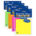Stick On Notes Neon 80sheet 3" x 3" *minimum order 6 units* (order in increments of 6)