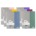 70-sheet 1-Subject Morandi Poly Cover Spiral Notebook College Ruled 10.5" x 8" Six Subtle Calming Eesthetic Poly Cover Colors BAZIC *minimum order 6 units* (order in increments of 6)