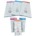 4" x 9.25" Magnetic List Pad Notepad 100 Sheets Strong Magnetic Back 3 Assorted Carolina Pad Keep The Faith *minimum order 6 units mix* (order in increments of 6)
