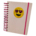 3 in 1 Spiral Notebook Thick Journal Sequined Emoji Face Elastic Band 6" x 8.25" *minimum order 3 units* (order in increments of 3)