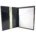 Padfolio Bonded Leather Black Large 12"x9" **PRICED TO CLEAR Dented Covers** *minimum order 5 units* (5 units left in stock TAKE ALL)