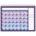 14"x11" Undated Monthly Desk Calendar Pad 12 Months 12 Sheets PASTEL PURPLE DOTS *minimum order 6 units* (order in increments of 6)