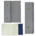 6.25''x 8.5" CR Gibson Tri-Fold Journal Notebook 244 Lined Pages STONE GRAY LEATHERETTE *minimum order 3 units* (order in increments of 3)