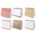 10.5''x 8.5'' 52 Pages Undated Weekly Desk Calendar 3 Designers Woven Burlap Stone Leatherette Geo Embroidery *minimum order 9 units mix 3 designs* (order in increments of 9)