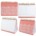 10.5”x 8.5” 52 Pages Undated Weekly Desk Calendar Designer EMBROIDERED GEO Peach *minimum order 6 units* (order in increments of 6)