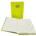 6" x 8.5" Quote Me "Hi" Neon Yellow Leatherette Journal *minimum order 3 units (order in increments of 3)