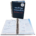 6"x8" Hardcover Twin Wire Guided Journal Wellness Blue Cover *minimum order 3 units* (order in increments of 3)