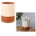 Pen Holder Two Tone Ivory and Tan Leatherette Desk Organizer 4″W x 4″H *minimum order 6 units* (order in increments of 6) BTS BuckOff Promo $1 OFF $1.95