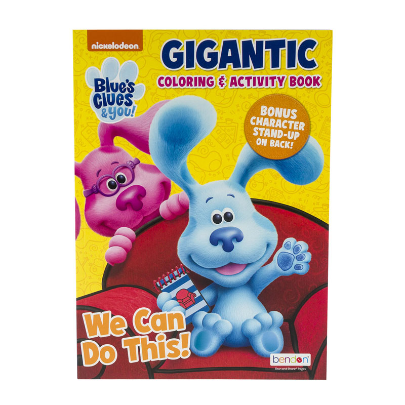 192Page Gigantic Activity Coloring Book BLUE’S CLUES *min order 6