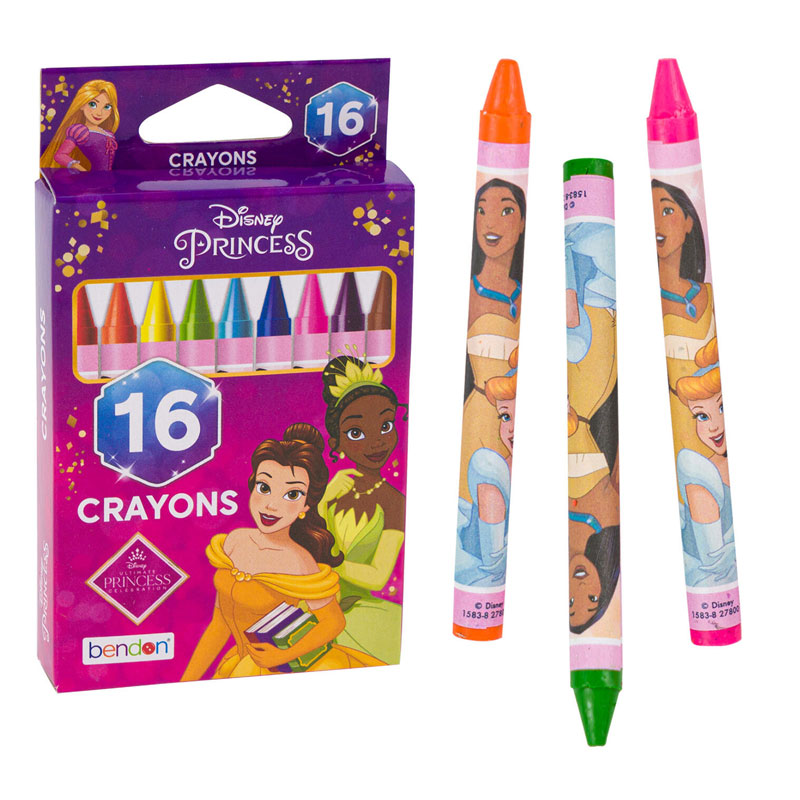 Bendon Disney Princess 16count Crayons *minimum order 6 units ...